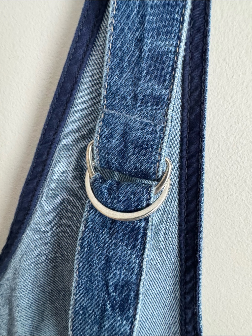 NWT Free People We The Free High Roller Denim Jumpsuit Blue l overalls - Picture 5 of 6
